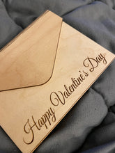 Load image into Gallery viewer, Wooden Gift Card Envelope